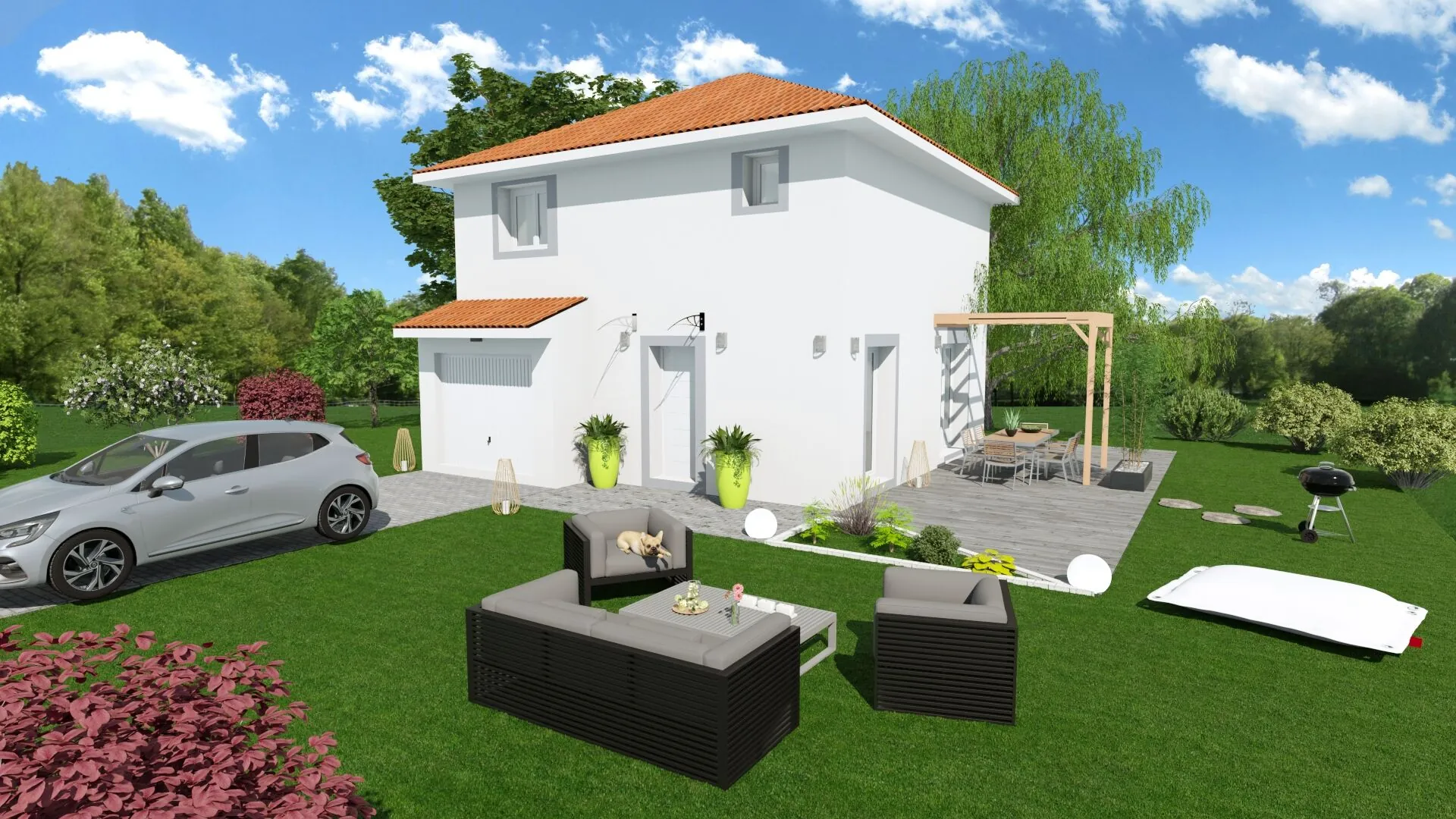 Projet de maison neuve à Les Abrets à partir de 249 744 € 