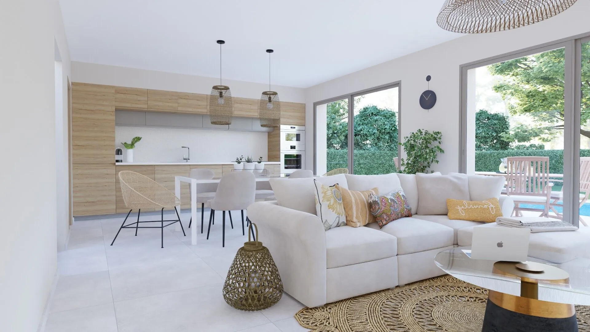 Maison neuve à Sennece Les Macon - 93 m², terrain 770 m², conforme RE2020 