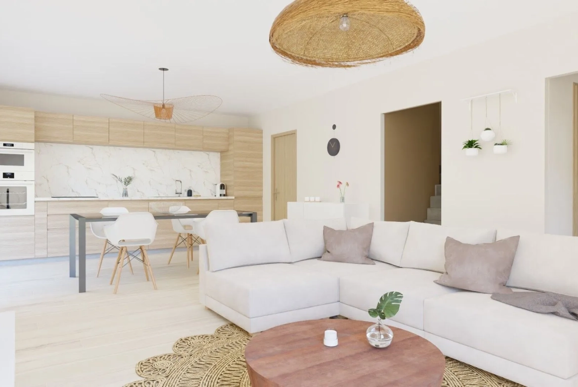 Maison neuve à Sennece Les Macon - 93 m², terrain 770 m², conforme RE2020 