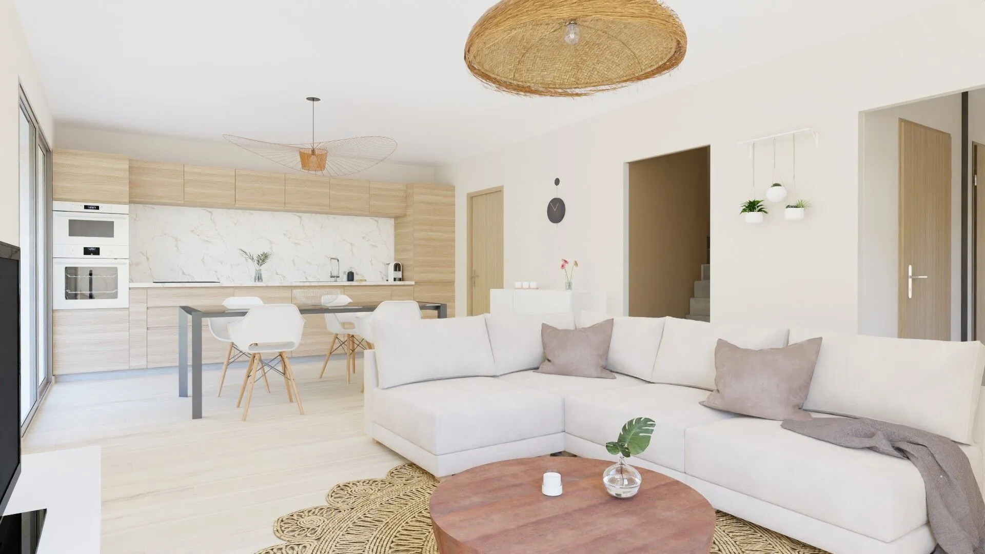 Maison neuve à Sennece Les Macon - 93 m², terrain 770 m², conforme RE2020 