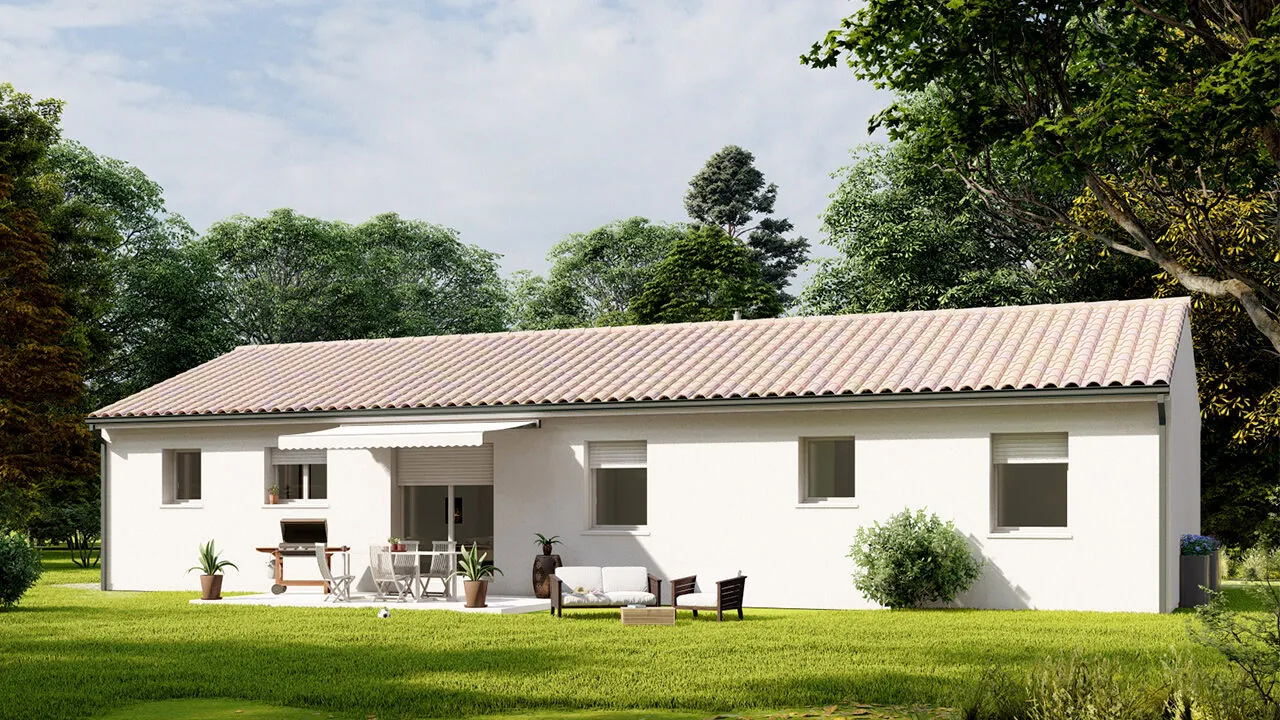 Maison neuve Prague 4 chambres avec garage à Porchères - Projet clé en main 