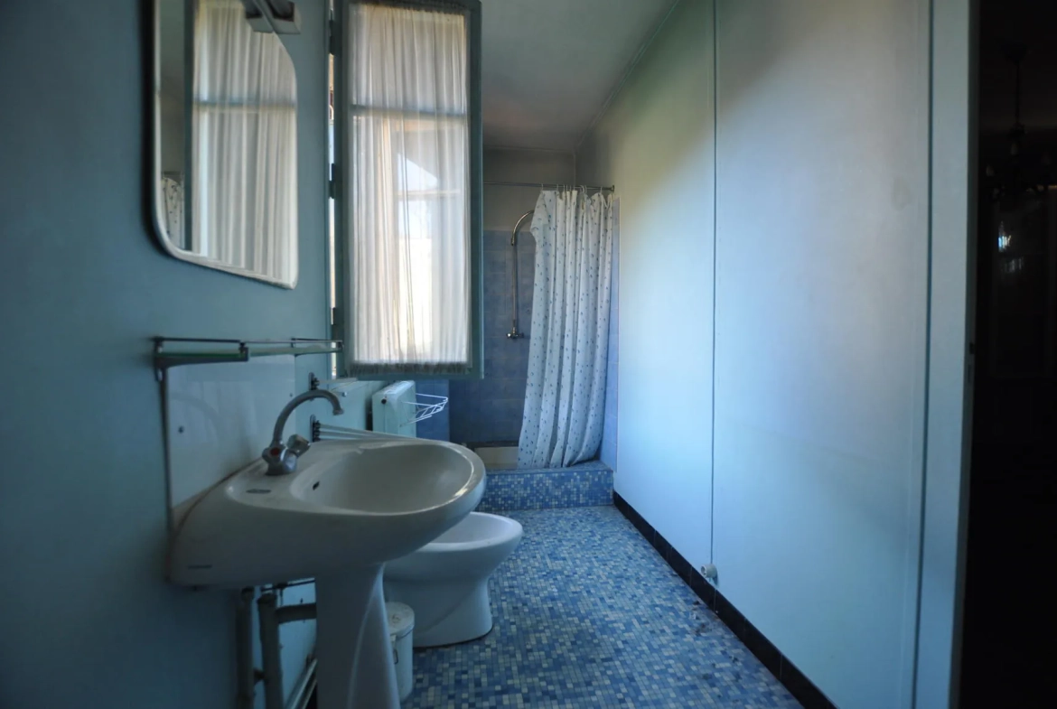 Maison girondine à rénover avec dépendances et appartement à Lestiac-sur-Garonne 