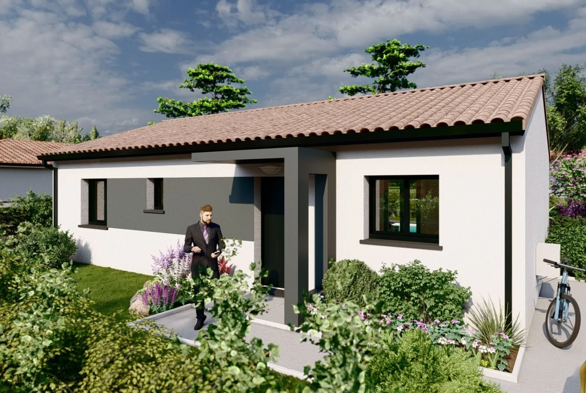 Construction maison neuve à Lévignac sur Save avec terrain de 2500 m² 