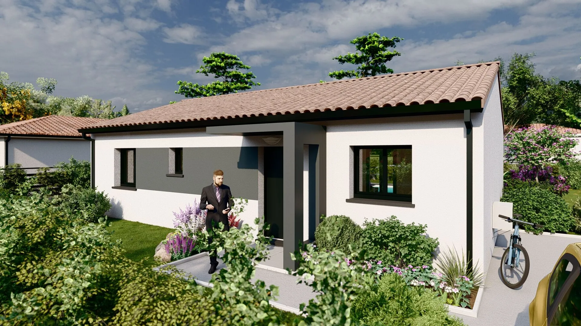 Construction maison neuve à Lévignac sur Save avec terrain de 2500 m² 