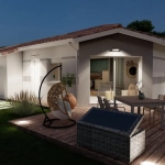 Maison neuve à Cazères-sur-Adour avec terrain de 834 m², construction personnalisable