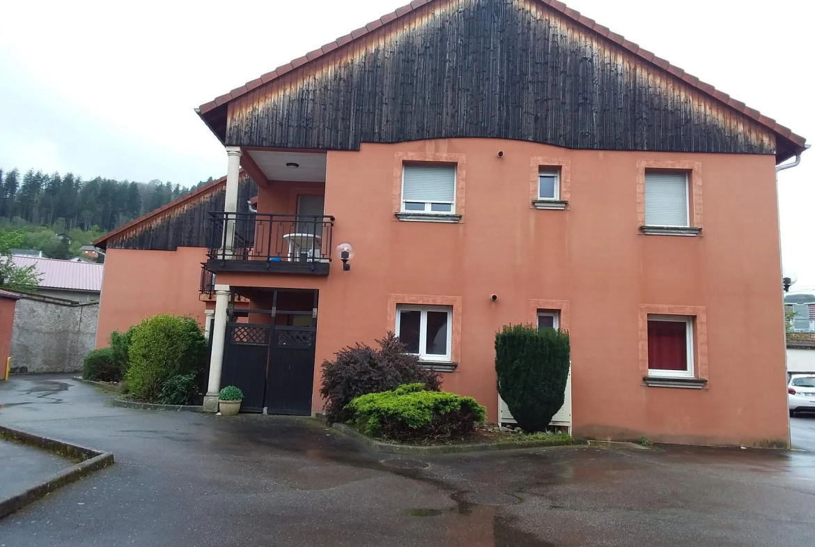 Appartement en rez-de-chaussée à Remiremont près du centre avec garage et terrasse 