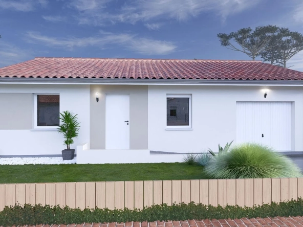 Maison PMR avec 2 chambres et garage à Verneuil-sur-Vienne