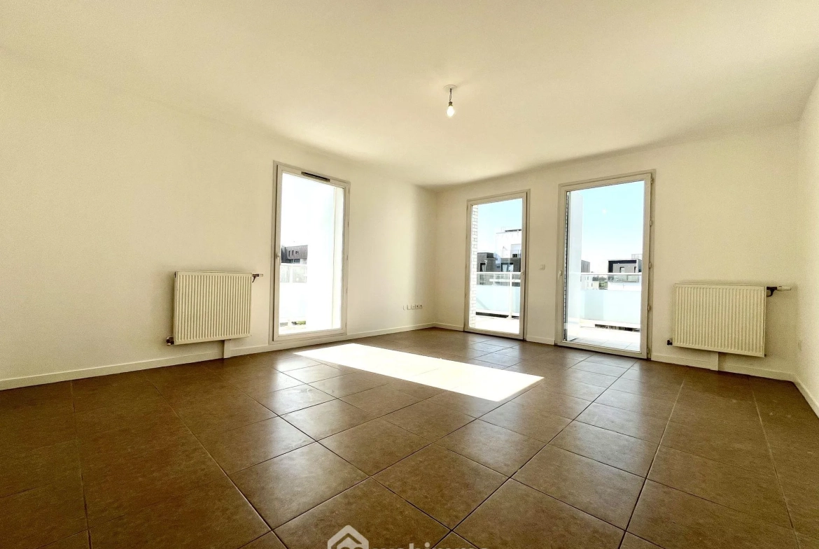 Bel appartement de 85 m² avec terrasse et parking à Bordeaux Ginko 