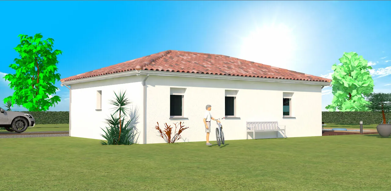 Maison neuve de 80 m² avec 3 chambres à Vielle-Saint-Girons 