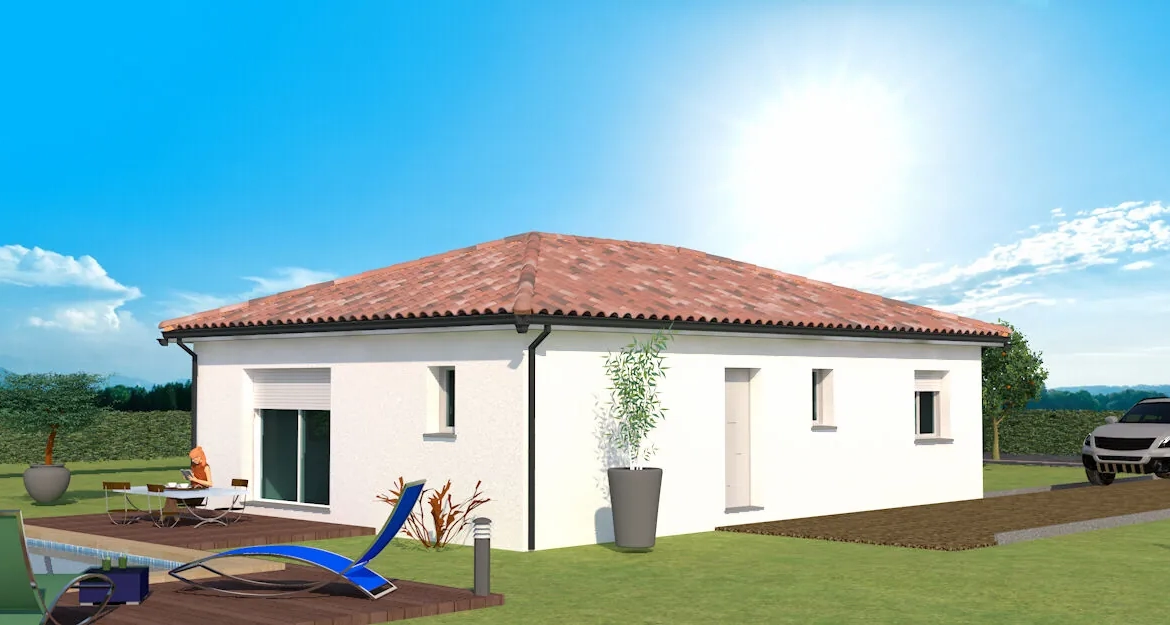 Maison neuve de 80 m² avec 3 chambres à Vielle-Saint-Girons 