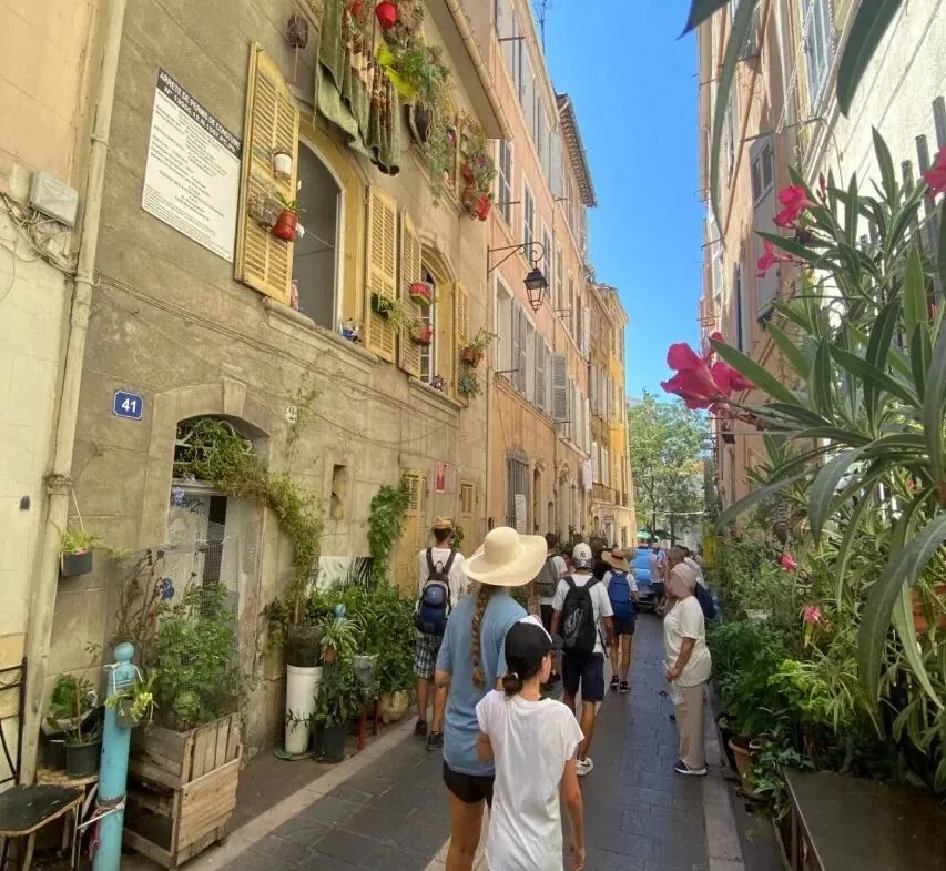 Charmant appartement duplex T3 avec vue mer à Marseille dans le quartier du Panier 