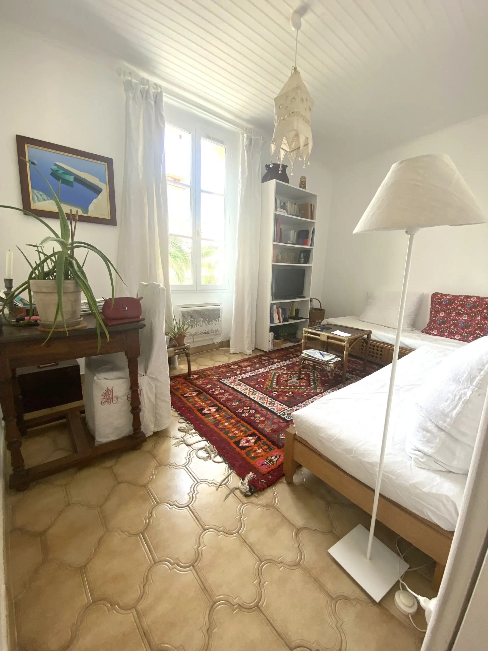 Charmant appartement duplex T3 avec vue mer à Marseille dans le quartier du Panier 