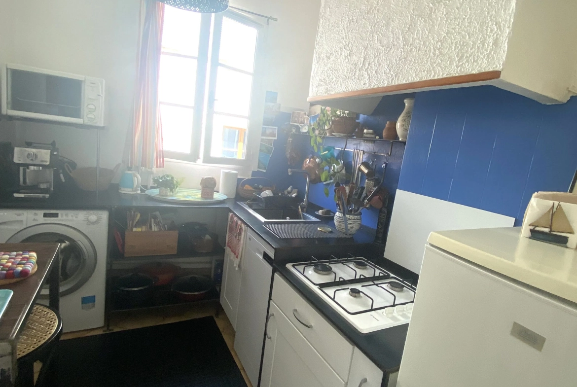 Charmant appartement duplex T3 avec vue mer à Marseille dans le quartier du Panier 