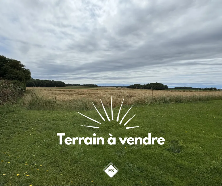 Terrain constructible de 501 m² à Magnanville proche commodités et transports 