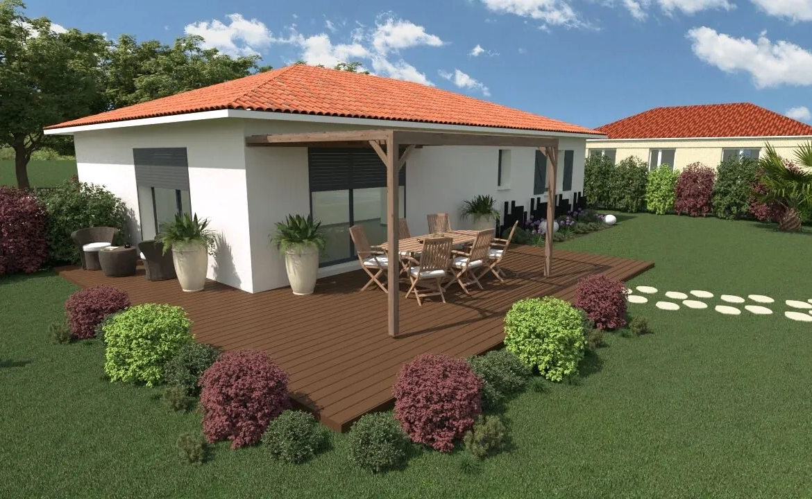 Maison neuve 85m² avec 3 chambres à Vielle-Saint-Girons proche de l'océan 