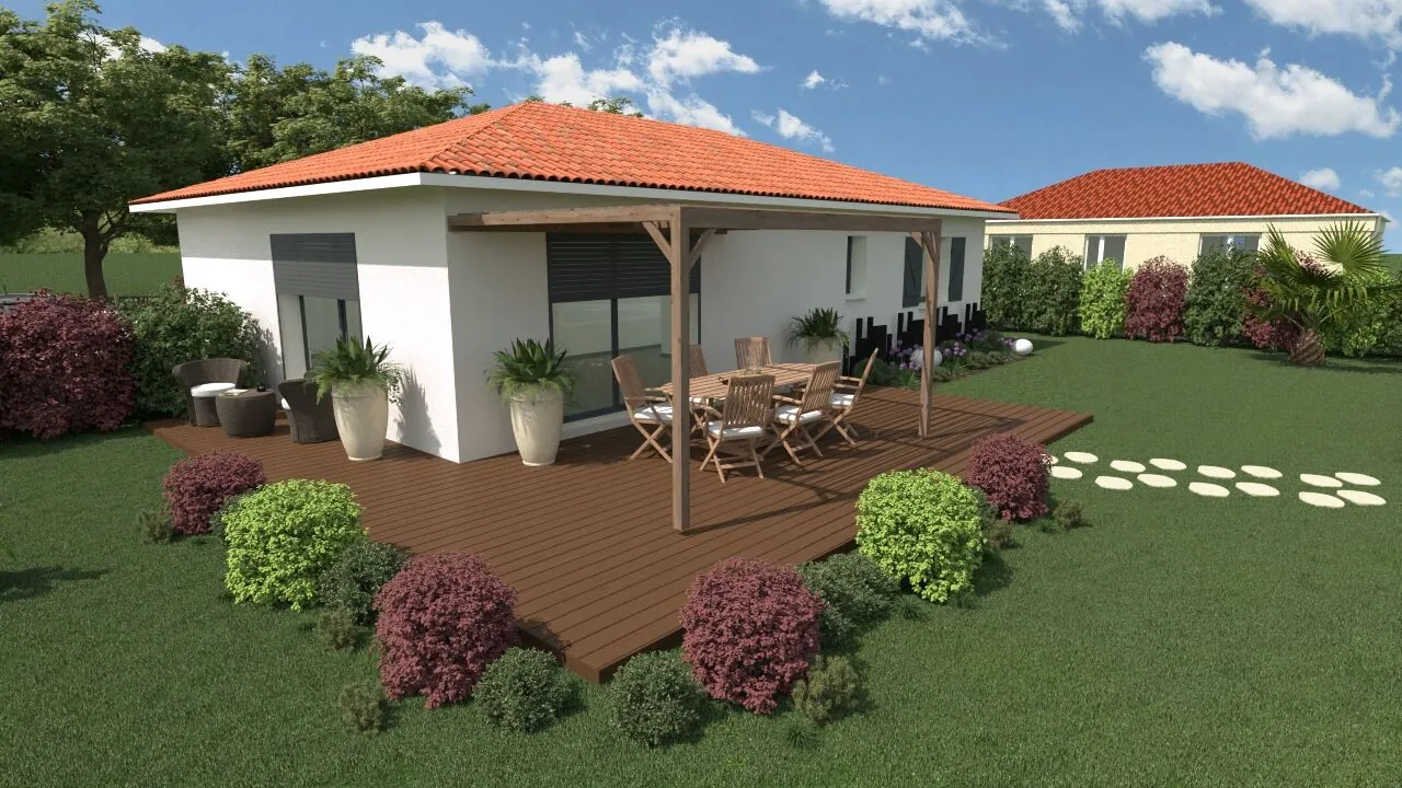 Maison neuve 85m² avec 3 chambres à Vielle-Saint-Girons proche de l'océan 