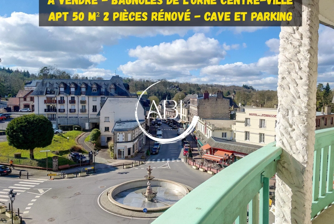 Appartement 2 pièces rénové à vendre à Bagnoles de l'Orne 