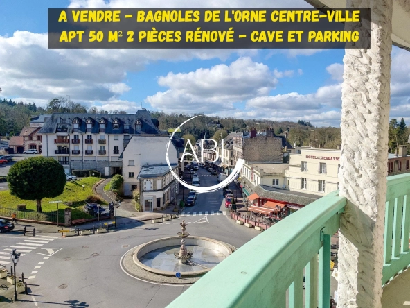 Appartement 2 pièces rénové à vendre à Bagnoles de l'Orne