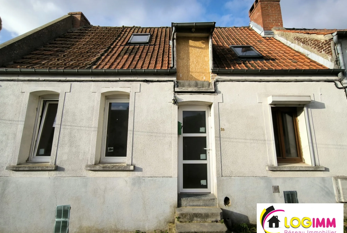 Maison de village à Rénover de 77 m² à Préseau – Investissement ou Premier Achat 