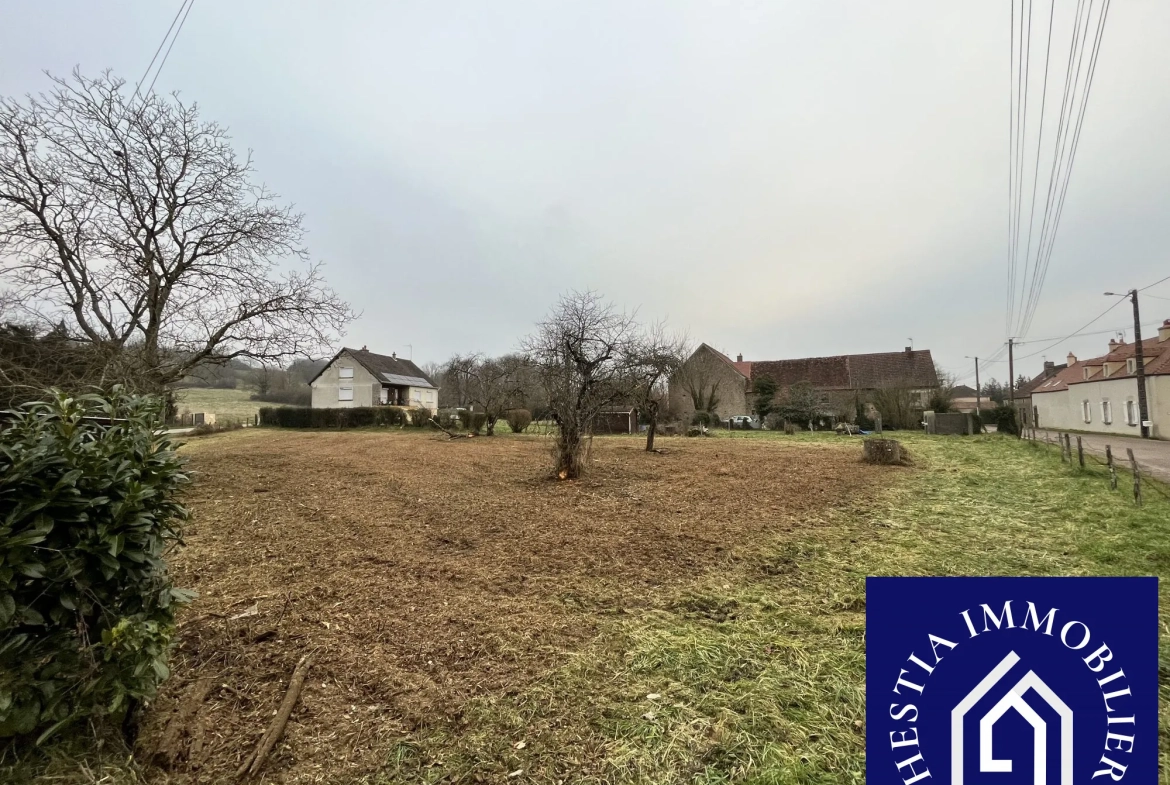 Terrain constructible de 1756m² à Corrombles - Proximité Époisses et Montbard 