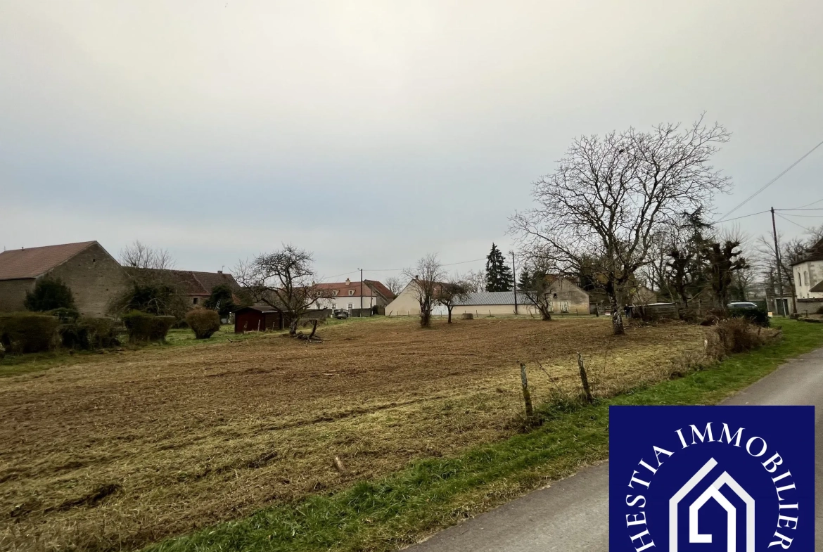 Terrain constructible de 1756m² à Corrombles - Proximité Époisses et Montbard 