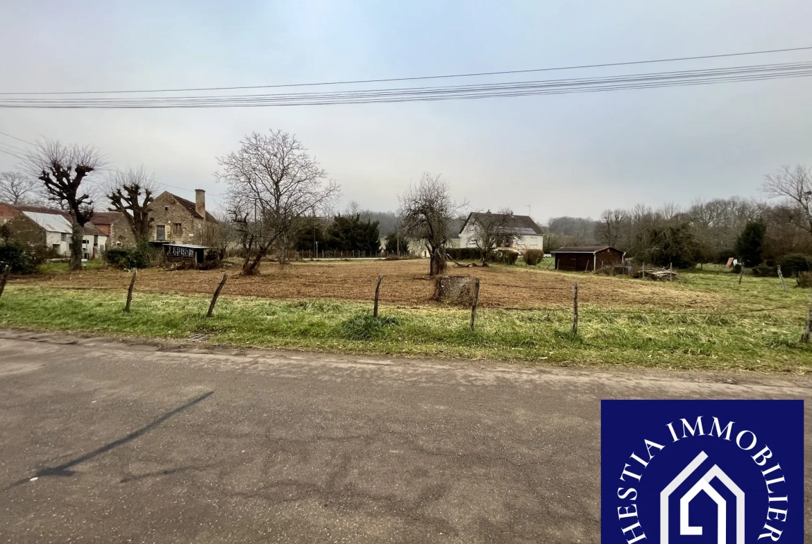 Terrain constructible de 1756m² à Corrombles - Proximité Époisses et Montbard 