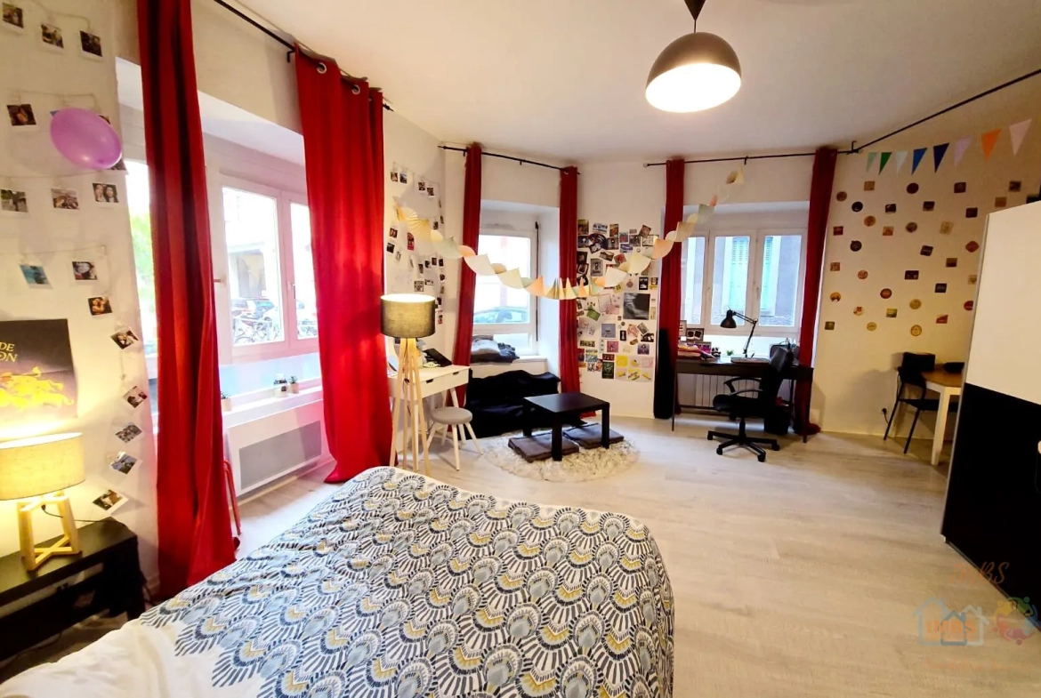 Studio meublé de 32,75 m² à Strasbourg Krutenau, idéal investisseur 