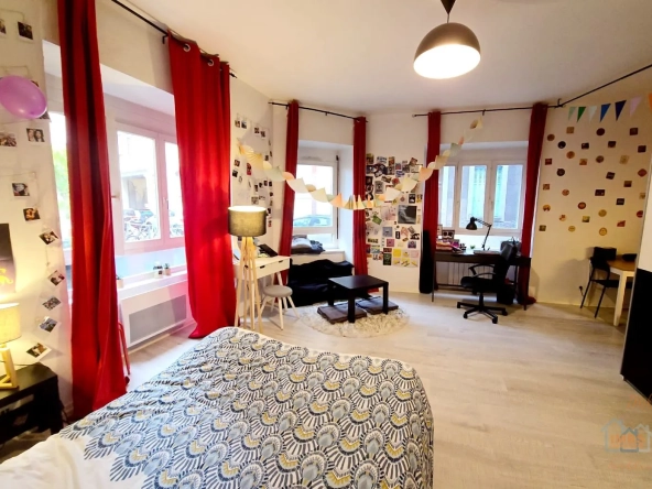 Studio meublé de 32,75 m² à Strasbourg Krutenau, idéal investisseur