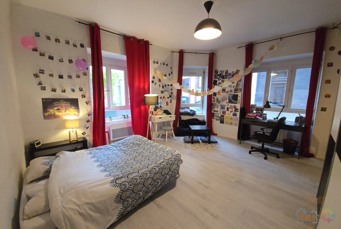 Studio meublé de 32,75 m² à Strasbourg Krutenau, idéal investisseur 