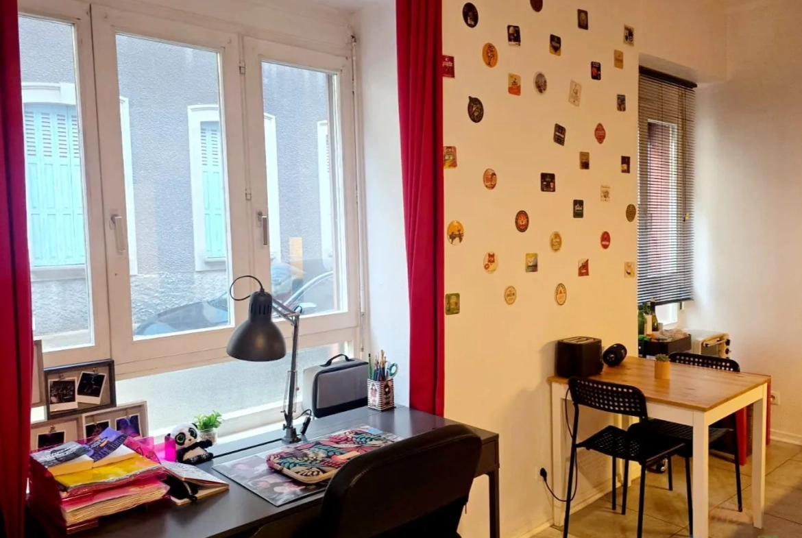 Studio meublé de 32,75 m² à Strasbourg Krutenau, idéal investisseur 