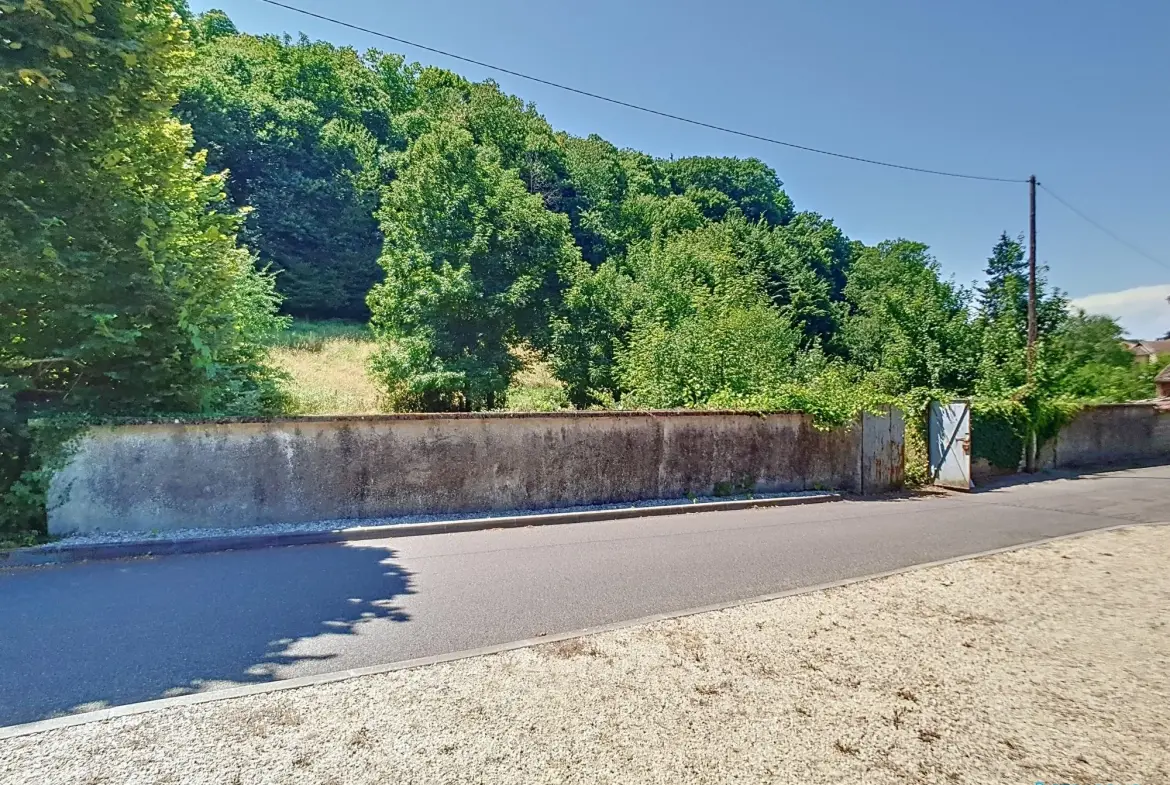 Terrain constructible de 1466 m² à Châtonnay avec projet de maison modulable 