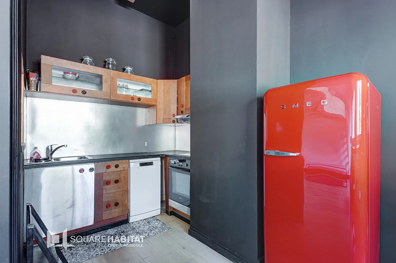 Vente grand studio avec mezzanine dans la résidence La Cadenelle à Marseille 8 