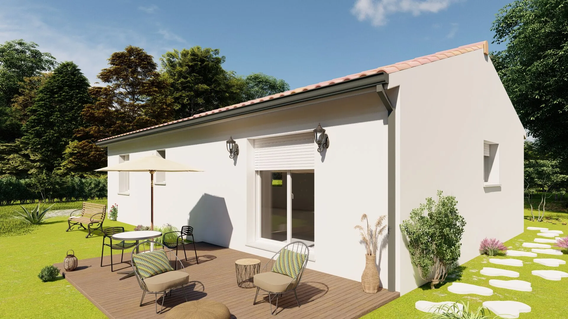 Maison moderne avec 3 chambres à Saint-Agne sur terrain de 1200 m² 