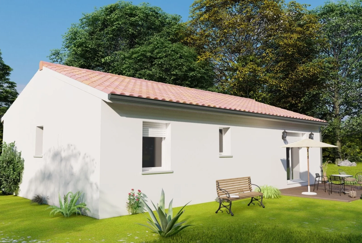 Maison moderne avec 3 chambres à Saint-Agne sur terrain de 1200 m² 