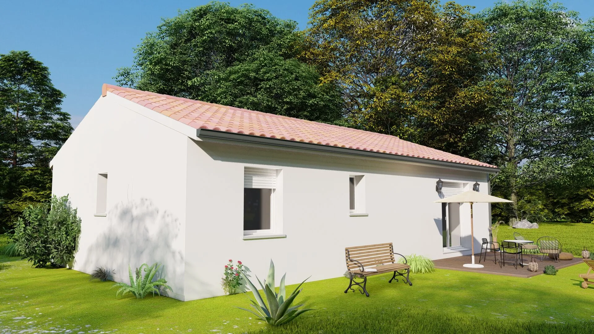 Maison moderne avec 3 chambres à Saint-Agne sur terrain de 1200 m² 