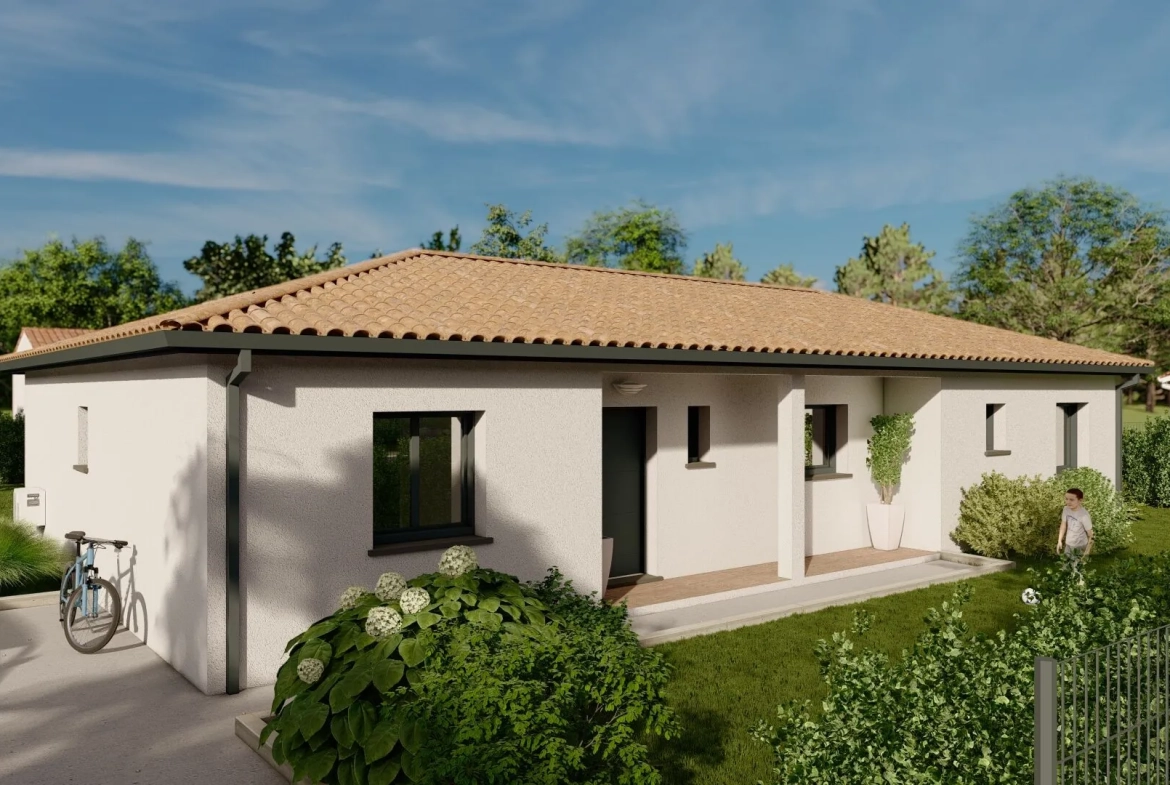 Maison neuve T5 à Caraman de 120 m² avec garage et terrain de 608 m² 