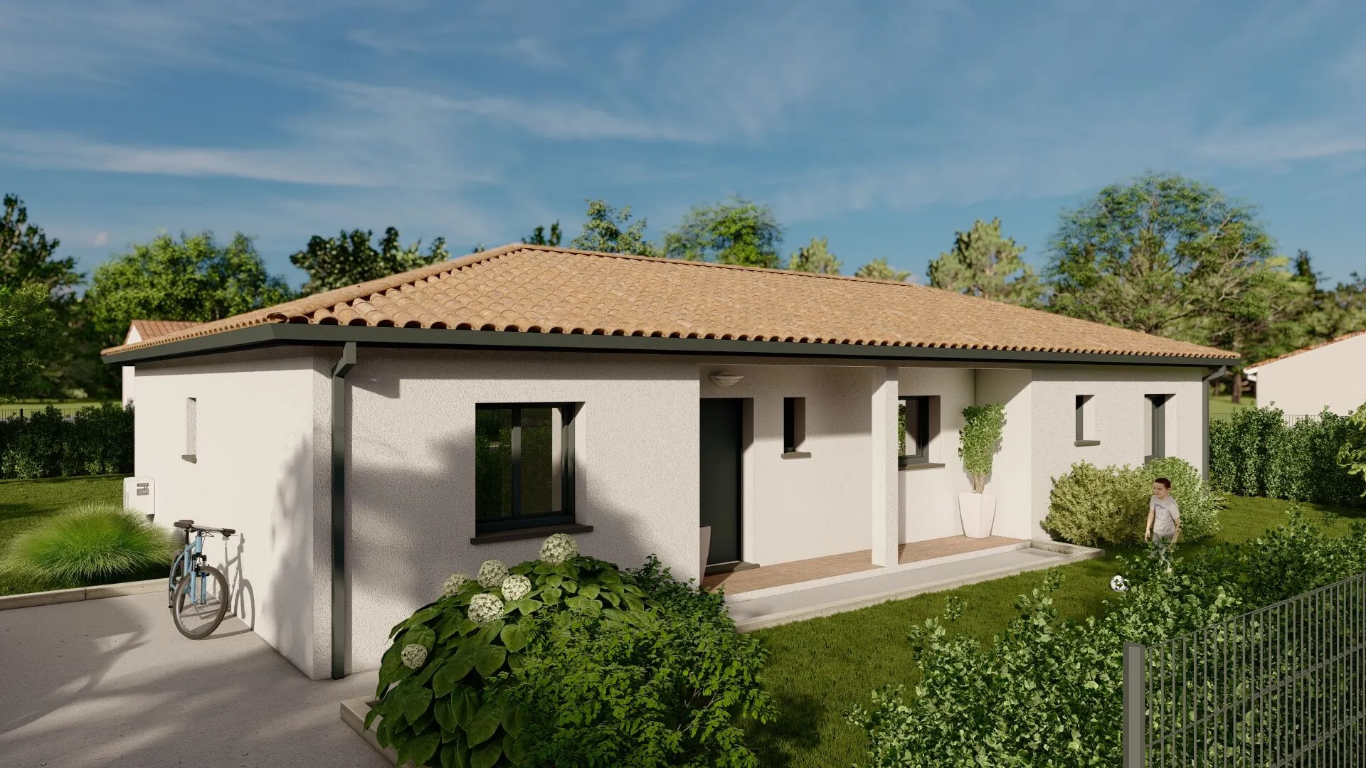 Maison neuve T5 à Caraman de 120 m² avec garage et terrain de 608 m² 