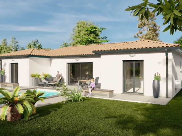 Maison neuve T5 à Caraman de 120 m² avec garage et terrain de 608 m²