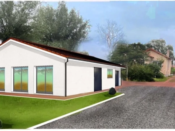 Maison neuve de plain-pied à Riorges avec garage et terrain clôturé