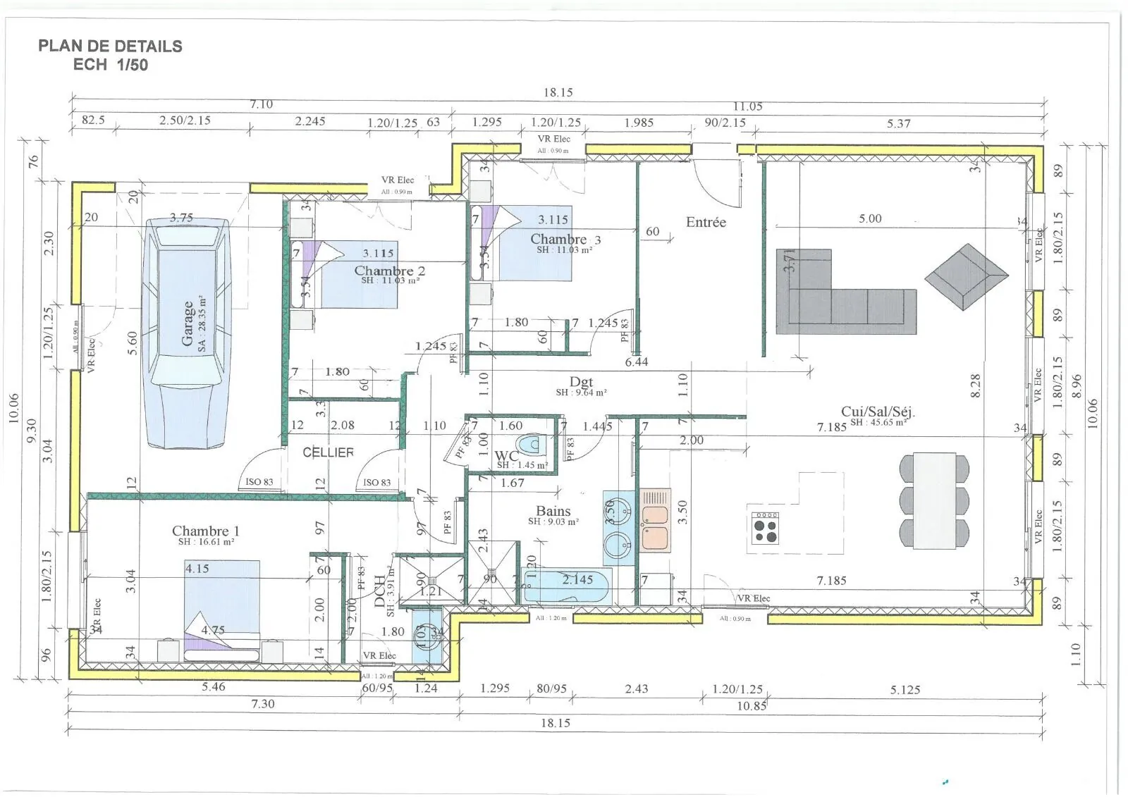 Maison neuve de plain-pied à Riorges avec garage et terrain clôturé 