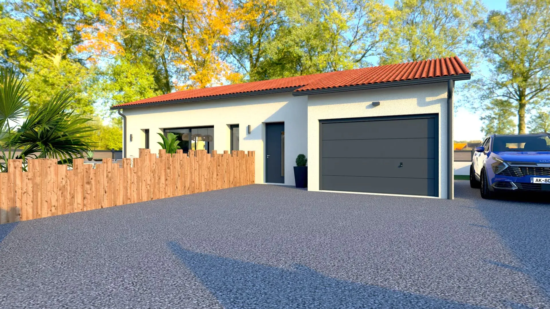 Constructeur de maisons neuves avec 3 chambres à La Croix de Marlet près de Saint Étienne 