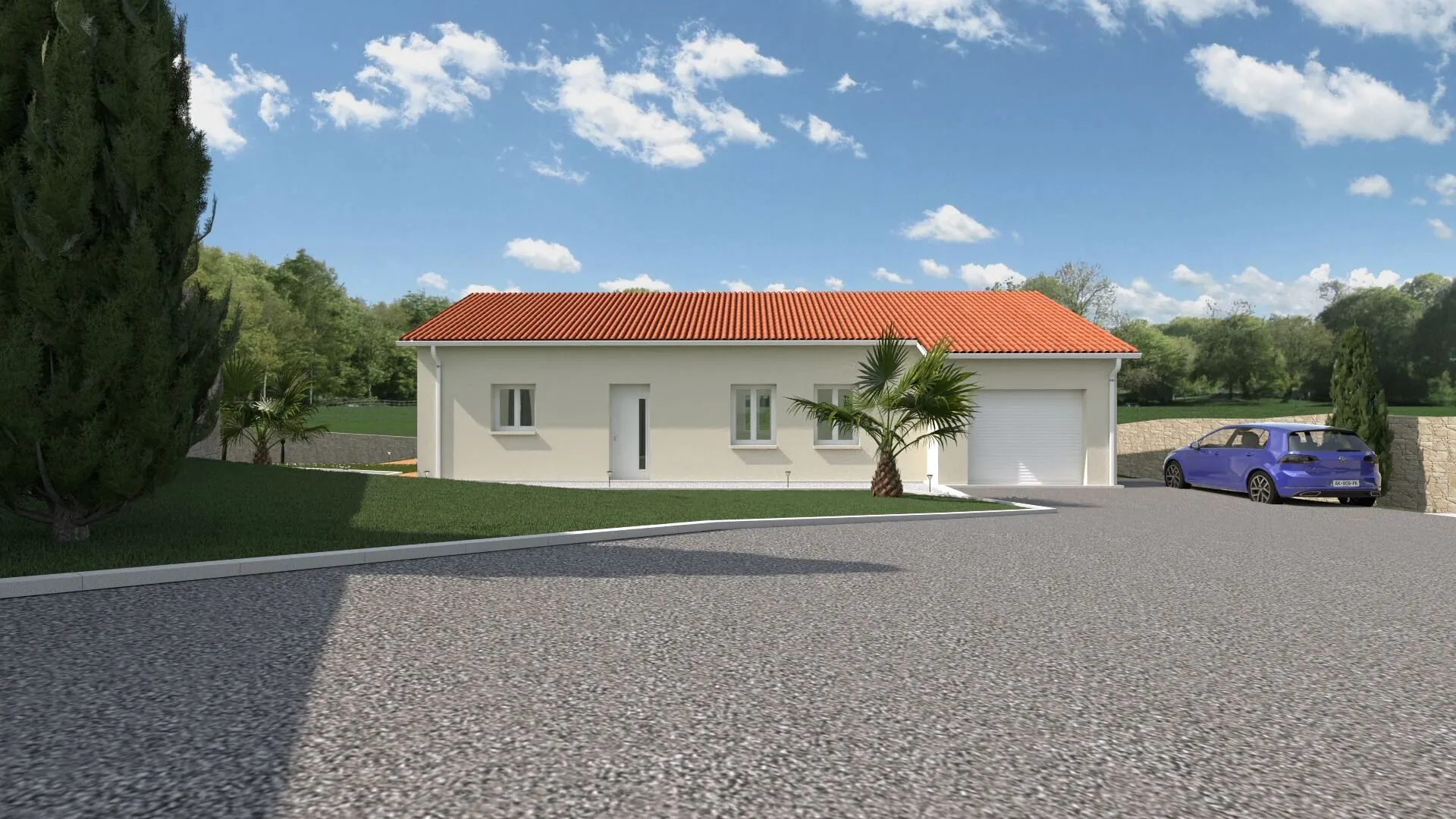 Constructeur de maisons neuves avec 3 chambres à La Croix de Marlet près de Saint Étienne 
