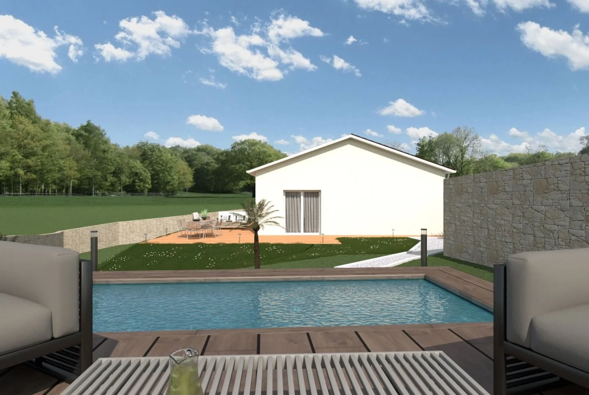 Constructeur de maisons neuves avec 3 chambres à La Croix de Marlet près de Saint Étienne 