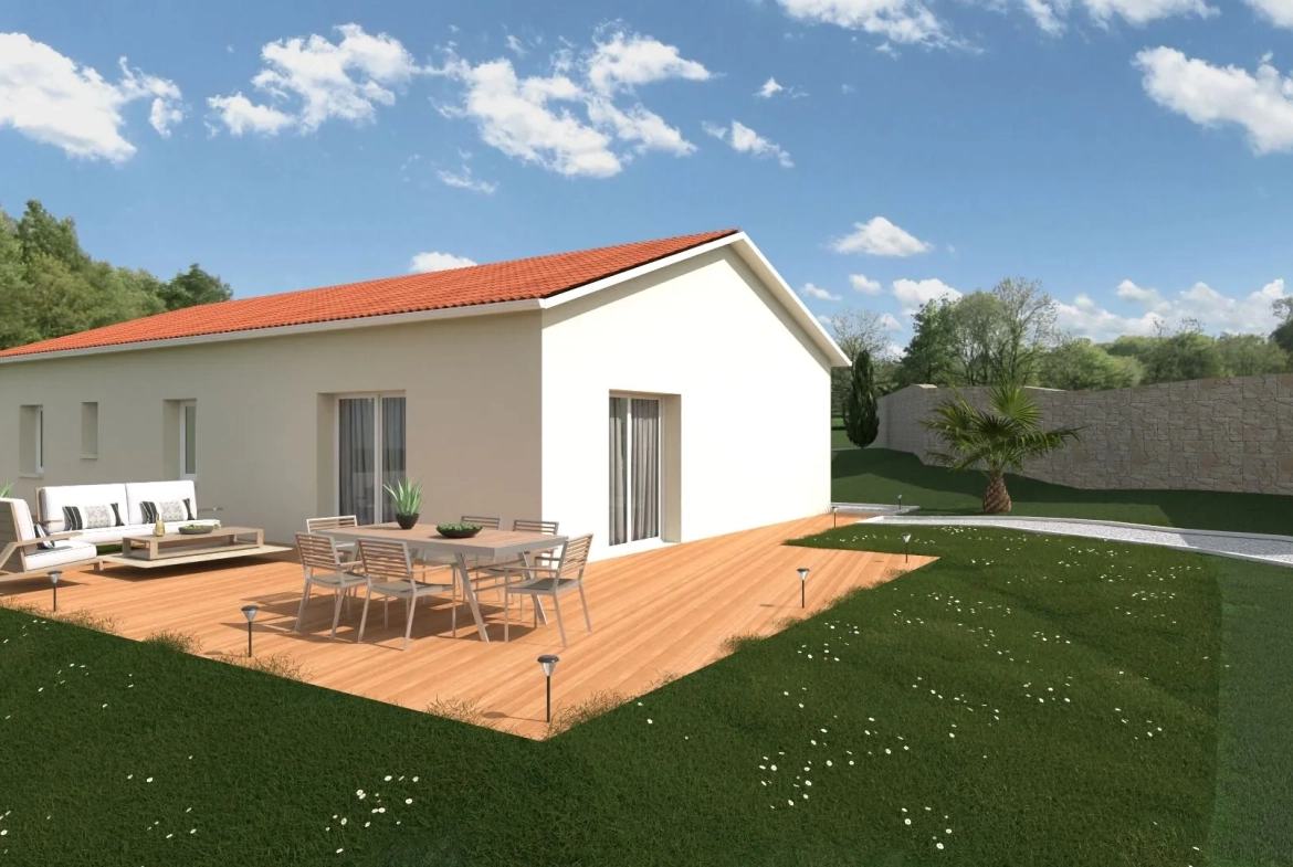 Constructeur de maisons neuves avec 3 chambres à La Croix de Marlet près de Saint Étienne 