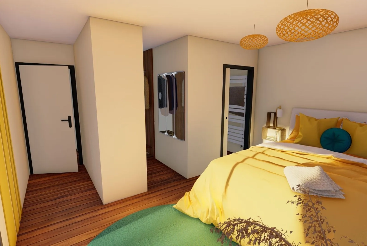 Maison neuve 3 chambres avec garage à Tethieu près de Dax 