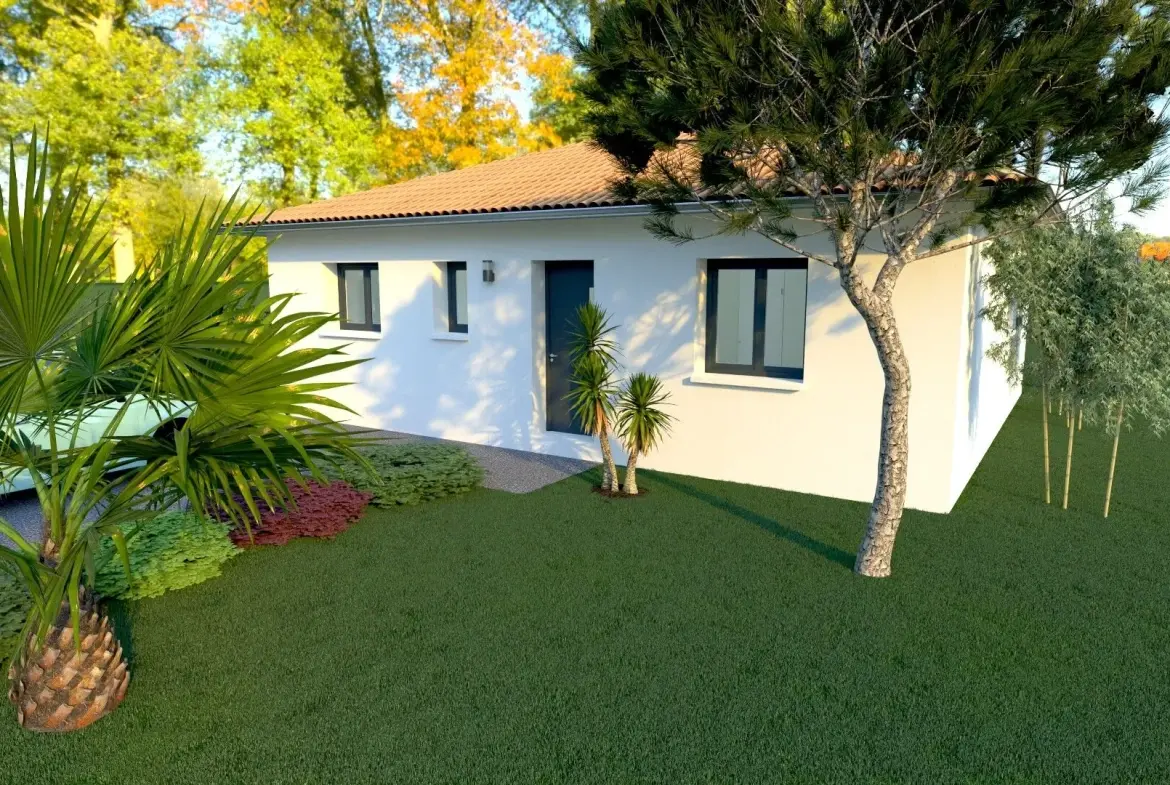 Maison à vendre à Dax de 70 m² avec grand terrain et proche commodités 