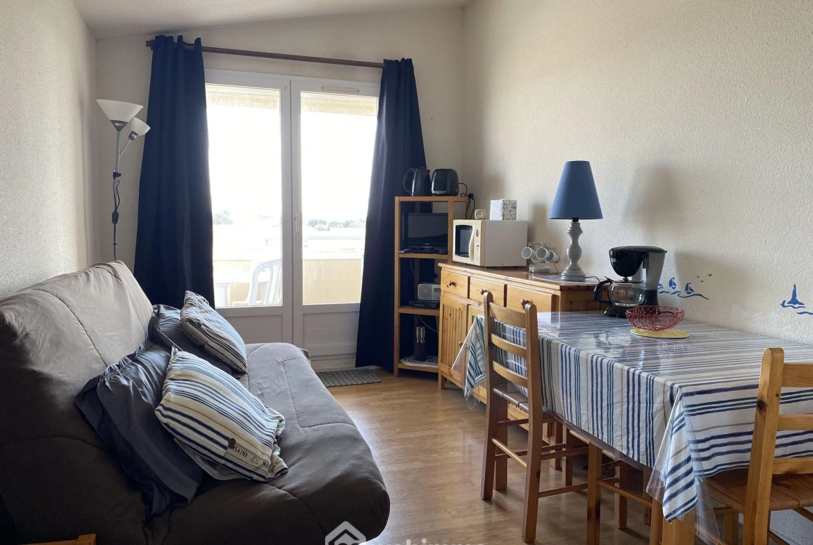 Studio meublé avec balcon face à la mer à Saint-Hilaire-de-Riez 