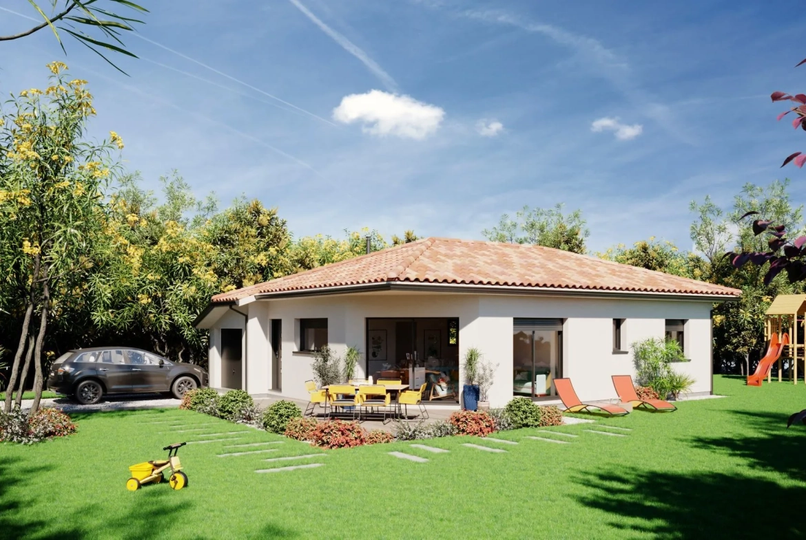 Maison neuve avec 2 chambres et garage à Benquet - À partir de 208 800 € 