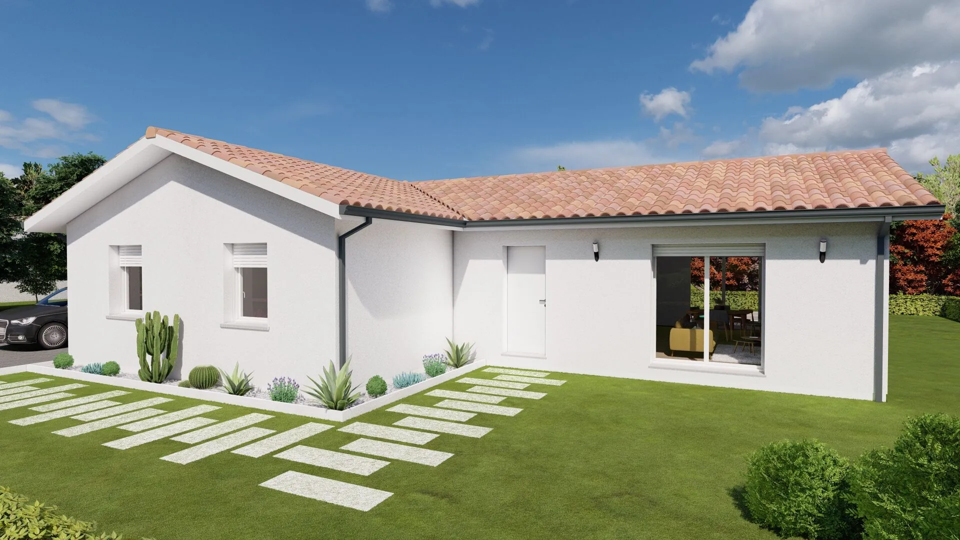Maison neuve 4 chambres avec terrasse à Trelissac - Garantie incluse 