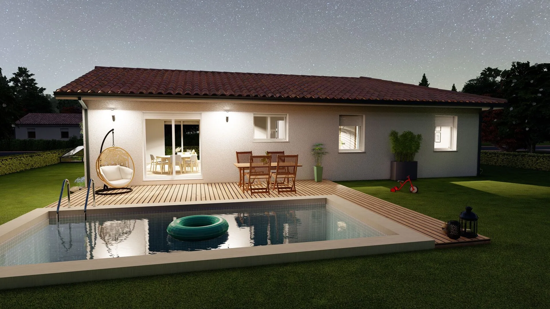 Maison neuve 4 chambres avec terrasse à Trelissac - Garantie incluse 